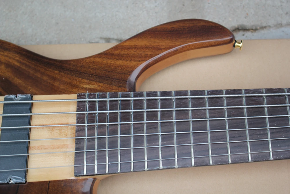 Заводские 6 Струны для электрической Басс гитары с шейным корпусом, палисандр гриф, без ладов инкрустация, предложение по индивидуальному заказу