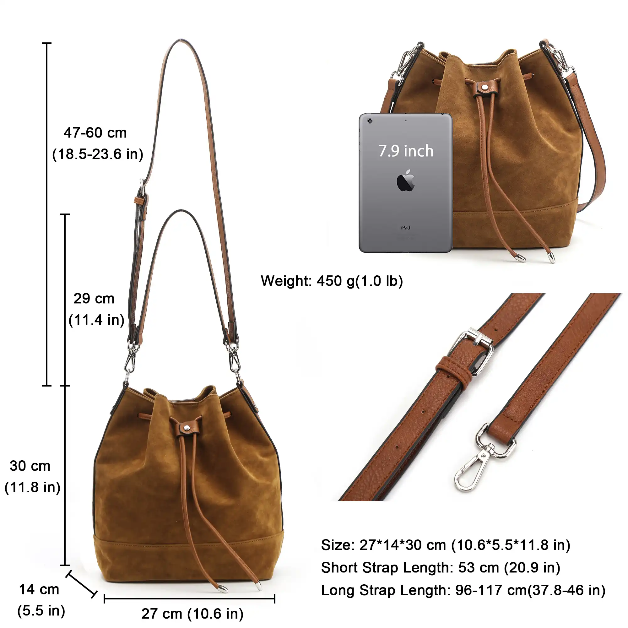 60 inch crossbody strap