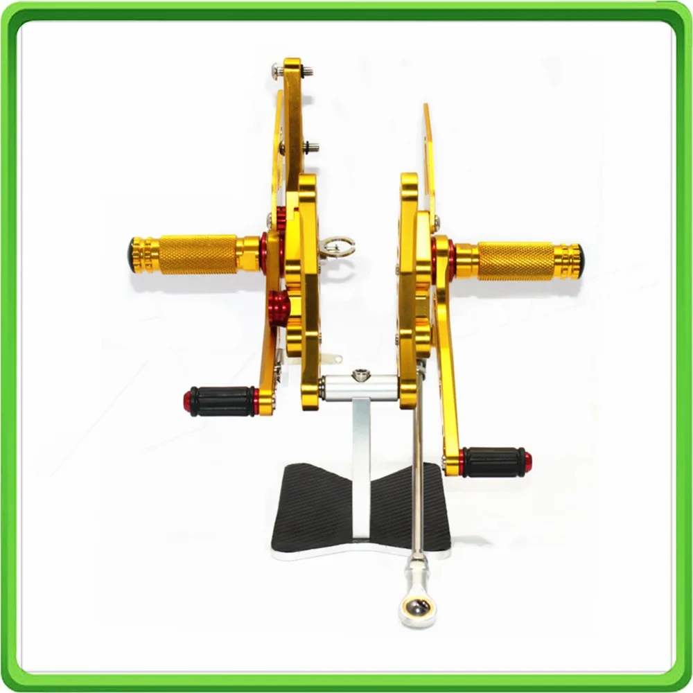 CNC Adjustable Rear Sets Rearset Footrest Foot Rest Pegs for Suzuki SV650 SV650S 2016 2017 2018 (40)