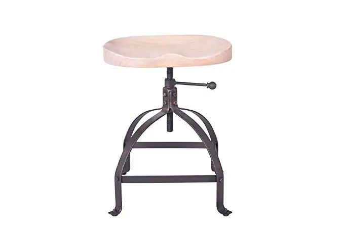 Chair Industrial Furniture Countryside Saddle Coffee Chair Rotating Wood Seat Metal Bar Stool Height Adjustable Bar Chairs Chair Industrial Furniture Countryside Saddle Coffee Chair Rotating Wood Seat Metal Bar Stool Height Adjustable Bar Chairs