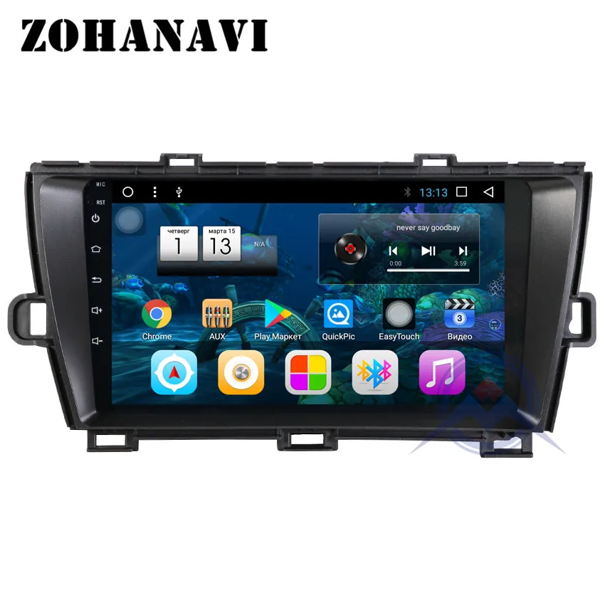 ZOHANAVI 9 дюймов Android 0 Octacore автомобильный DVD для Toyota Prius радио gps навигации 2009 2010 2011 2012