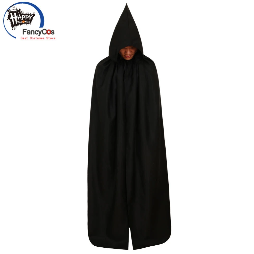 Halloween Robes Cloak Hooded Black ...