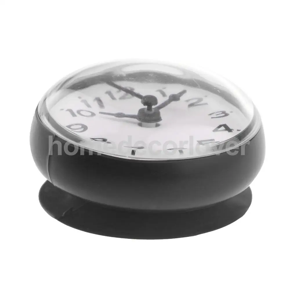 Water Resistant Shower Clock Suction Cup Bathroom Kitchen Clock Wall/Window Glass/Mirror Sucker