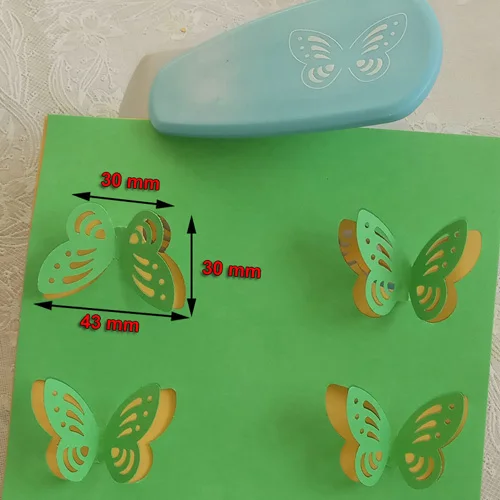 5/"-3" Бабочка Ремесло пробойник Дырокол eva пенопластовый перфоратор для детей DIY пенопластовая бумага производитель скрапбукинга перфоратор тиснение устройство - Цвет: 43mm not fall off