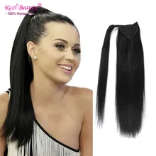 Remy Human Hair Ponytail Extensions Virgin Human Hair Ponytail Straight Human Ponytail Hairpieces Clip in Human Hair Extensions