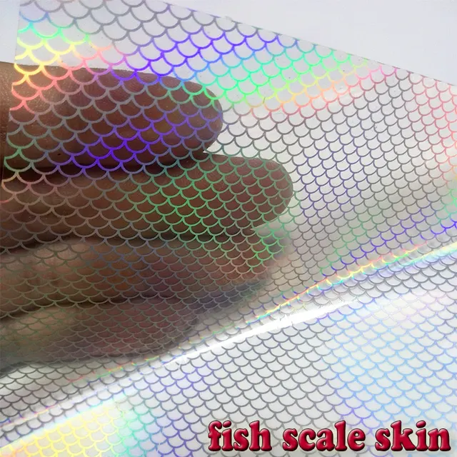 2017 JIG lure sticker fish skin handmade accessories size10cm*15cm