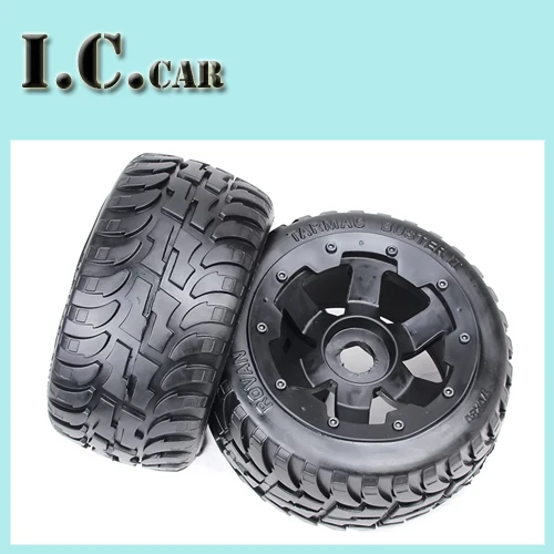 baja 5B second generation on road tire rear wheel assembly set for 1 5 HPI Baja