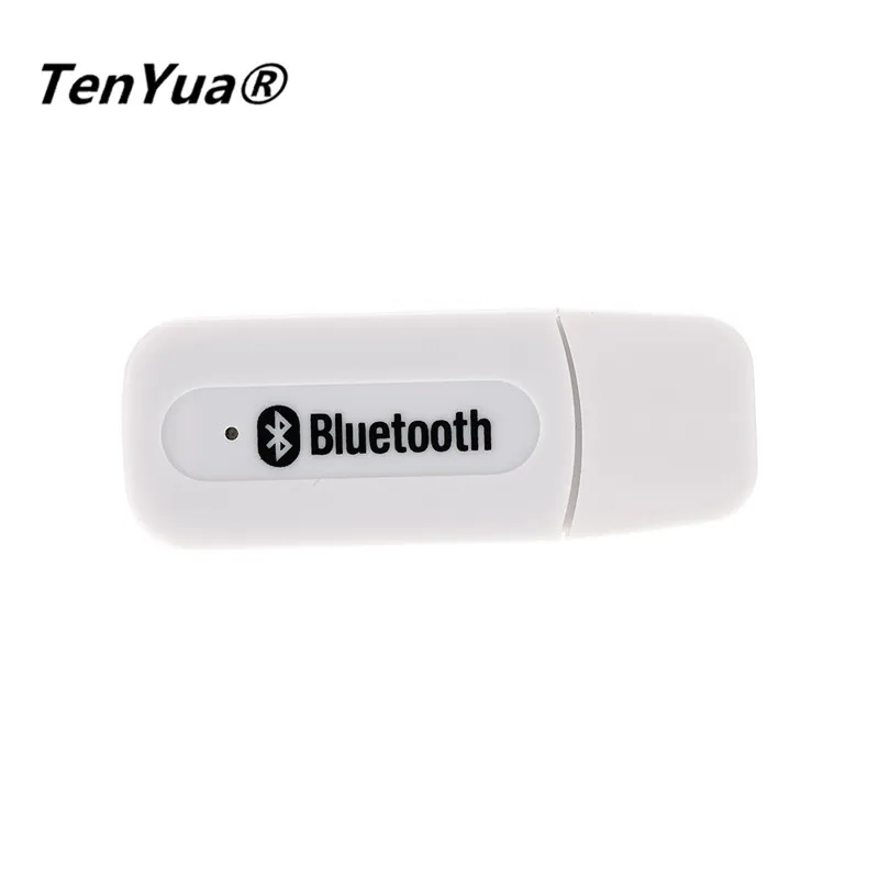 TenYua Мини Портативный USB 3,5 мм AUX беспроводной Bluetooth 2,1+ EDR автомобильный комплект музыкальный аудио приемник адаптер