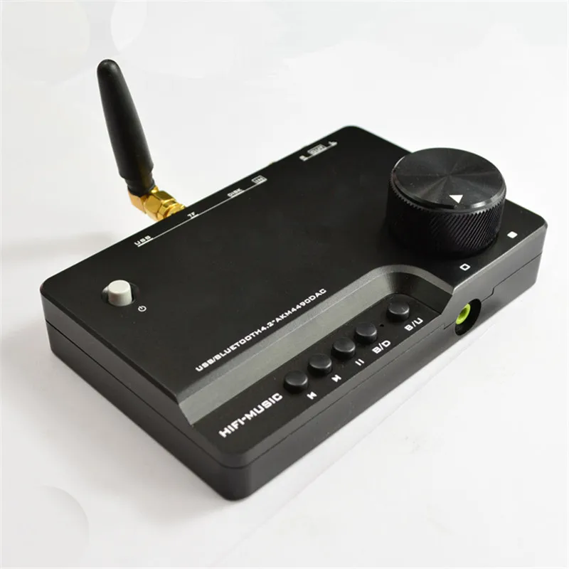 

OPA2604 AMP9980 MUSES02 chip Bluetooth 4.2 U disk TF Computer USB sound truck DAC audio decoding amp amplifier