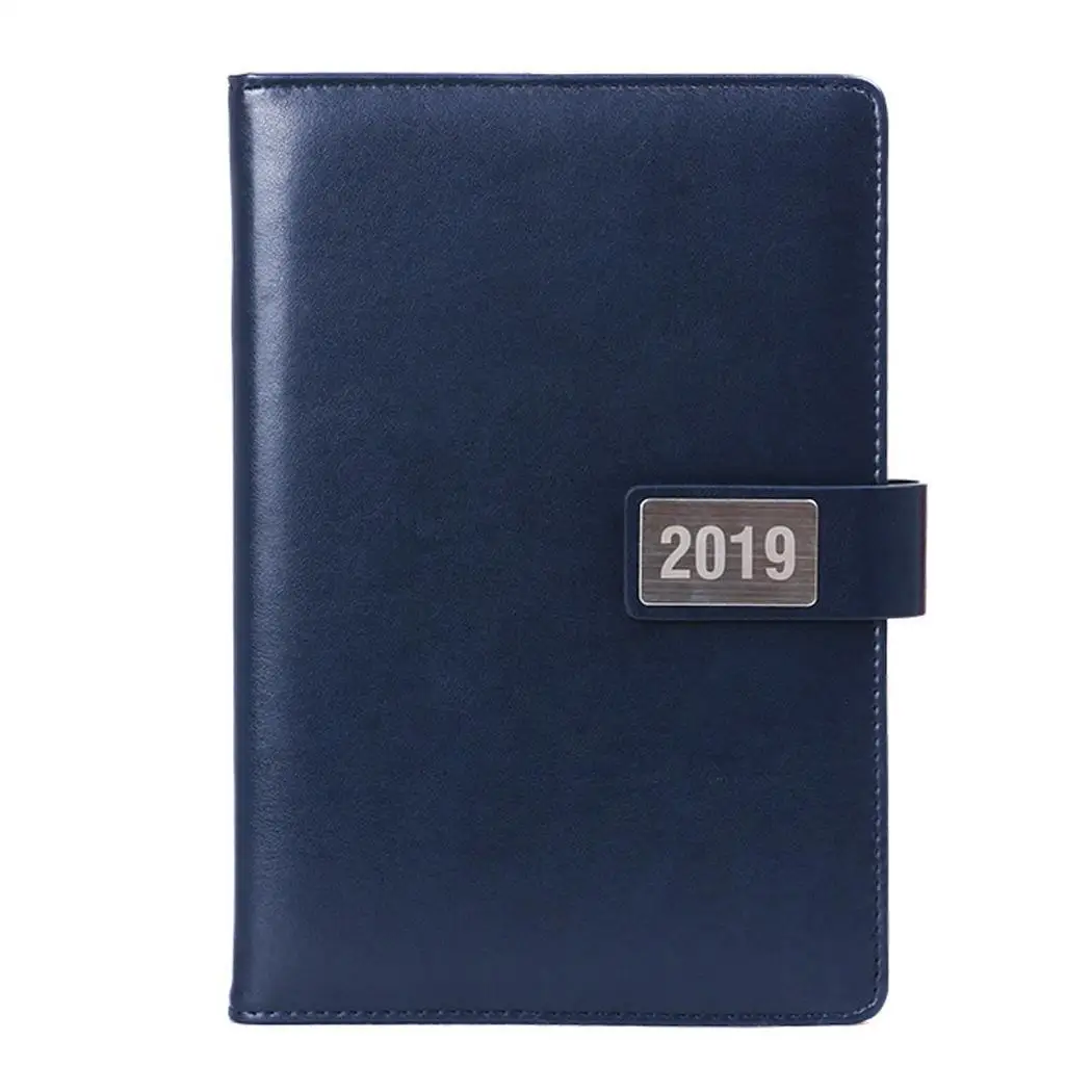 

2019 Portable Business Daily Planner Efficiency 7mm January to December Memos Notebook Business, Simple