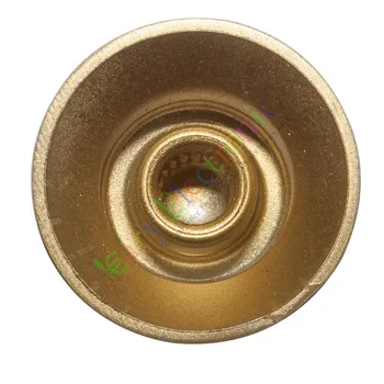 

Wholesale and retail 10pc 26mm Pedal Top skirted Gold knob Guitar tube Amp Volume Tone audio parts free shipping