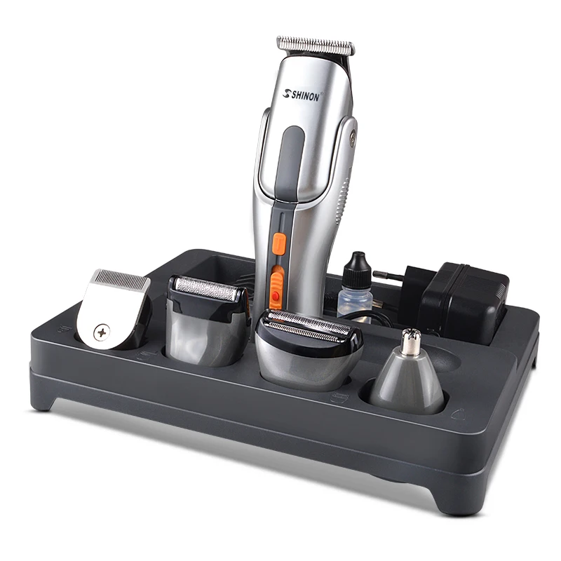 

5 in 1 New Cutter Electric Hair Clipper Rechargeable Hair Trimmer Shaver Razor Cordless Adjustable Clipper 100-240V
