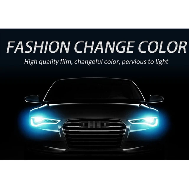 11 color Car Light Headlight Taillight Tint Vinyl Film Sticker Sheet Fog Light Rear Lamp Matt Smoke Film 30x60cm 4