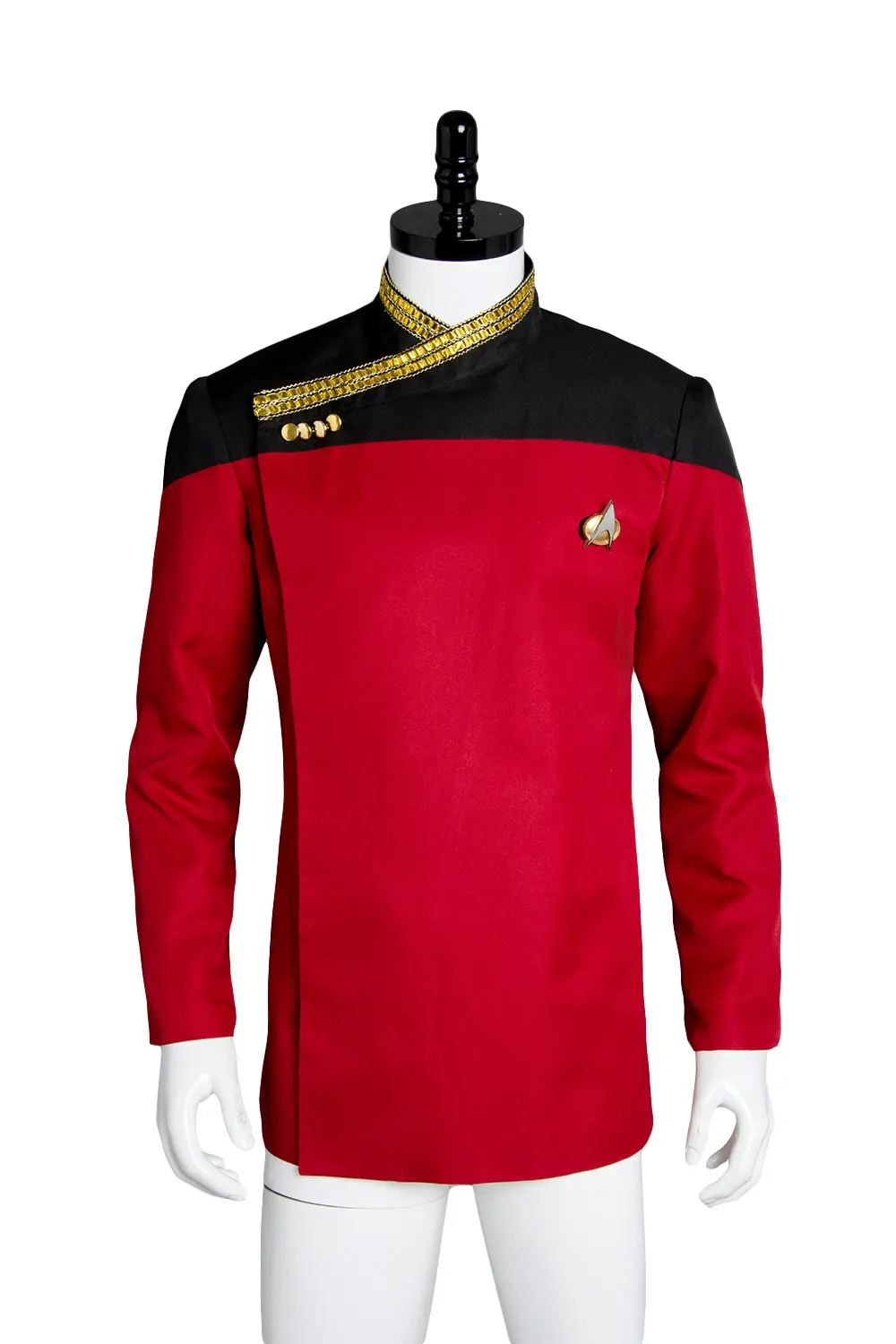 Star Trek uniforme-tng-algodón capitán rojo XXL