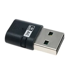 KuWFi беспроводной mini-usb WI-FI адаптер Dual Band 2,4 ГГц/5 ГГц сетевая карта с интерфейсом USB 5dBi антенна AC600 802.11ac Wi-Fi 5 ГГц 433 Мбит/с