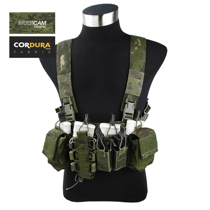 TMC Cordura Multicam тропический D Mittsu тактическая нагрудная установка D3 (SKU051123)|Охотничьи