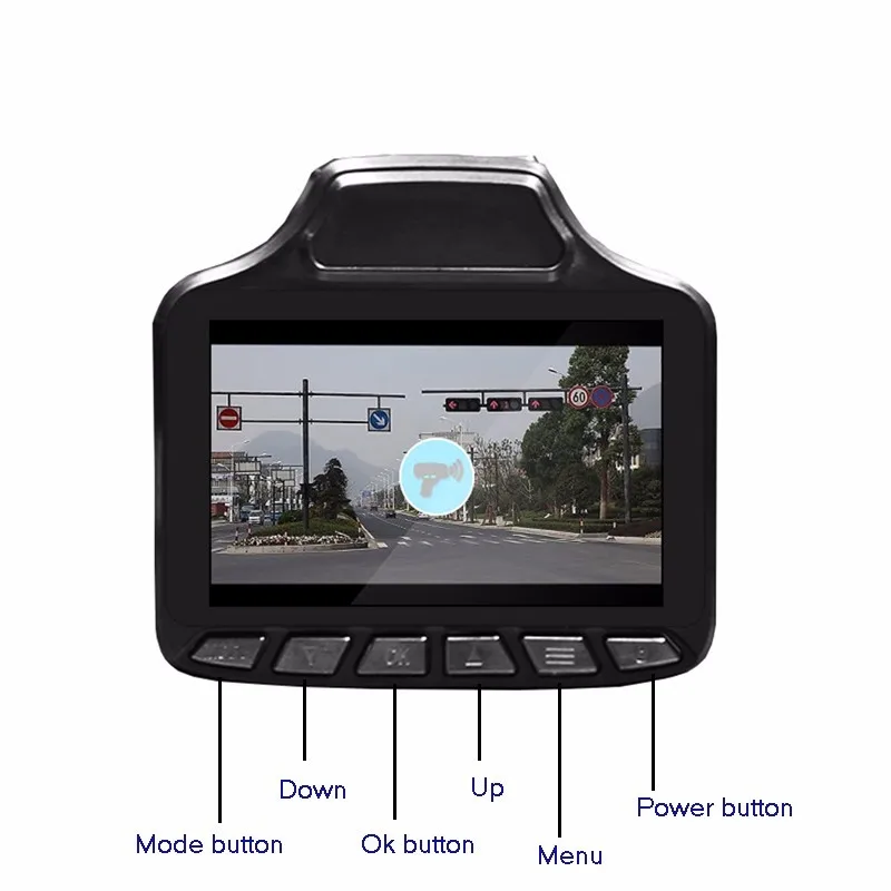 

3" TFT Russian& English vision 2 in 1 Car DVR Camera +car radar detector tachograph Traffic warning dvr recorder 140 degree lens