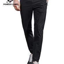 Пионерский лагерь, тонкие летние повседневные штаны, Мужская брендовая одежда, черные облегающие штаны для бега, Мужские дышащие брюки высокого качества AXX701002