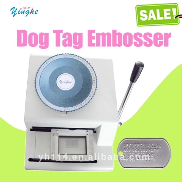52 letters,metal dog Tag Embosser,Guaranteed 100 NEW ,Wholesale and