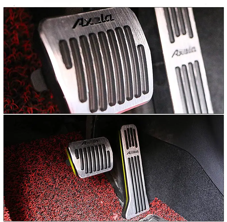 Алюминиевый сплав автомобильный Стайлинг акселератор педаль газа педаль тормоза для Mazda 3 Axela аксессуары