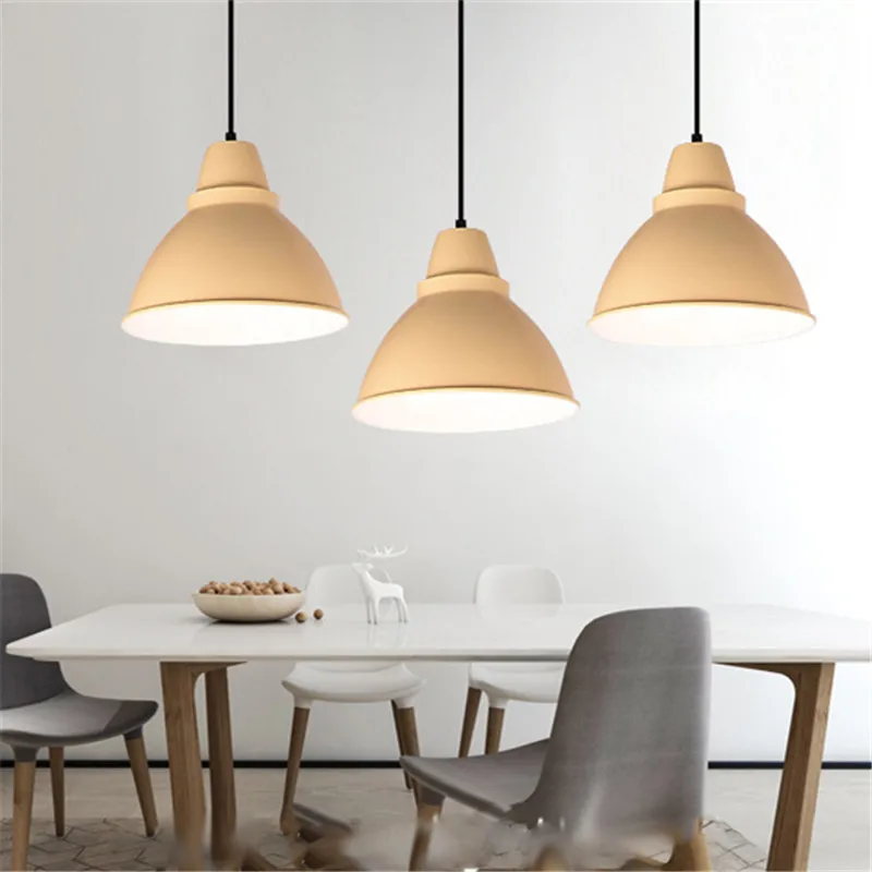 

Nordic Restaurant Chandelier Simple Modern Kitchen Dining Room Bar Hanging Lamp Creative Industrial Office Study Pedant Lighting