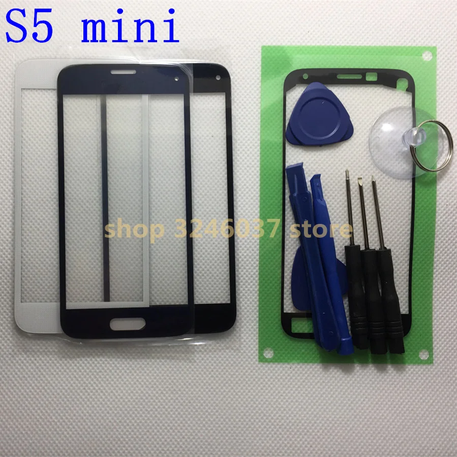 

AAA+Replacement LCD Front Touch Screen Glass Outer Lens For Samsung Galaxy S5 mini G800 G800F + Sticker+Tools