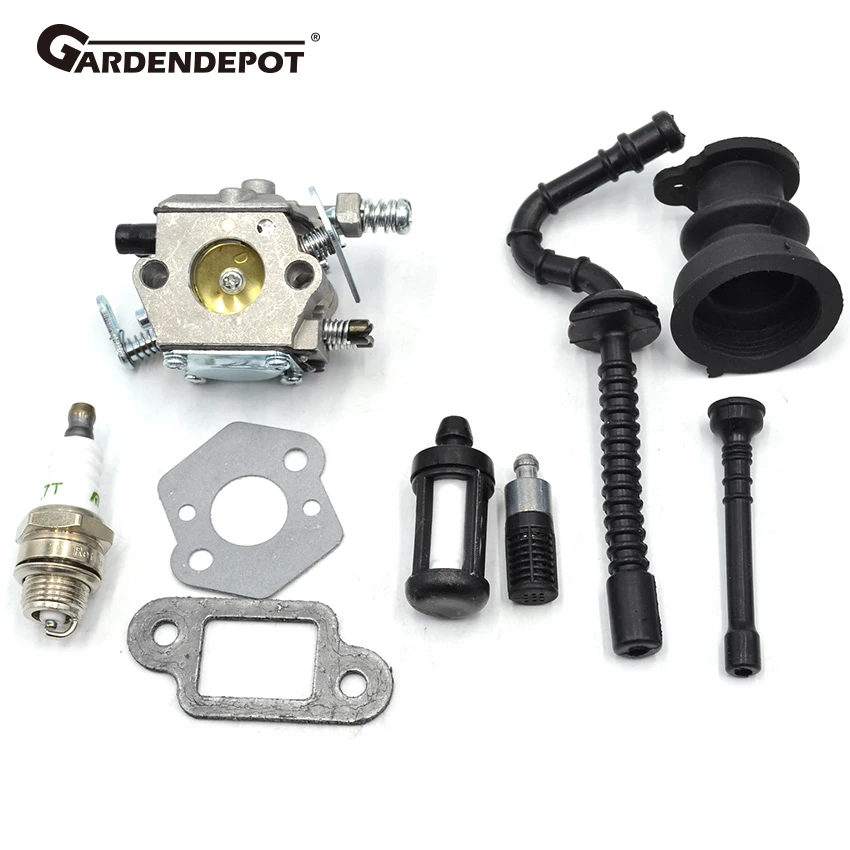 

Walbro Carburetor Cab Intake Manifold Fuel Gas Oil Filter Hose Line Kit For STIHL 023 025 MS 230 MS 250 Chain saw Spare Parts