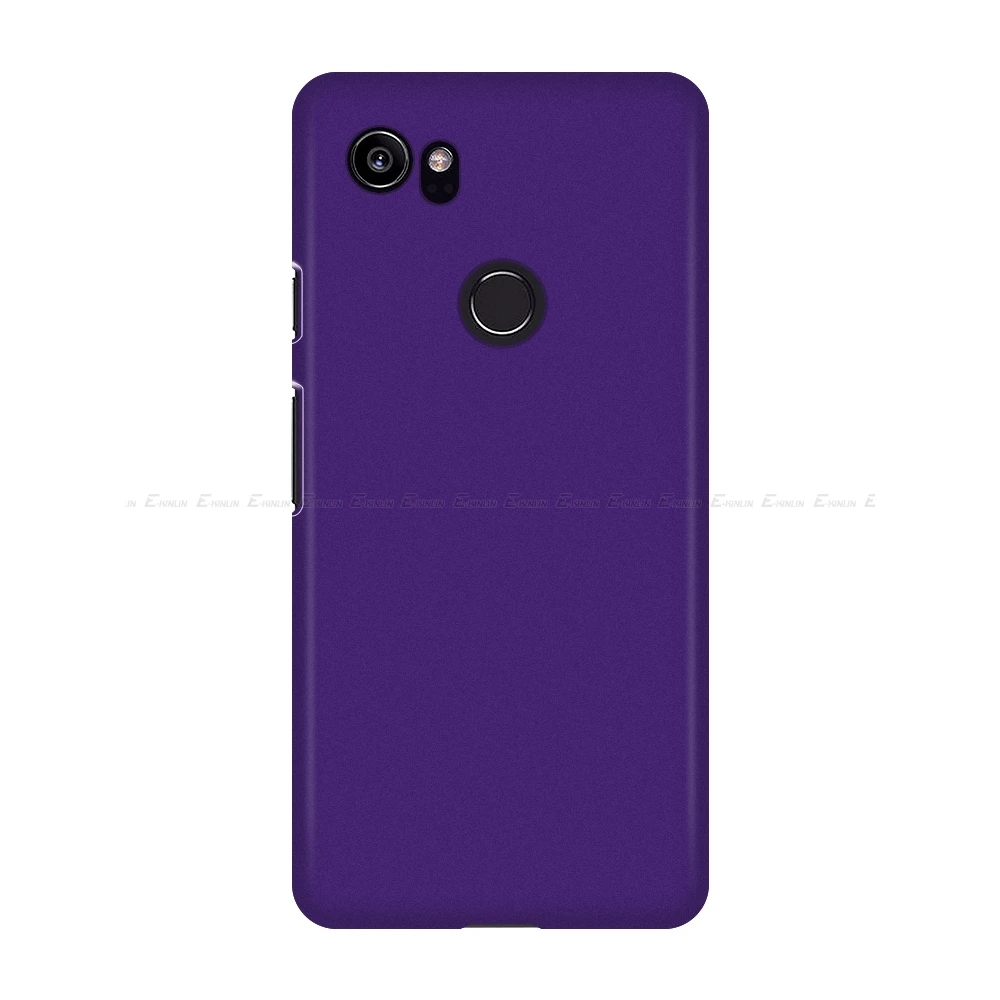 Ультратонкий чехол для телефона Google Pixel 4 3a 3 2 XL 4XL 3aXL 3XL 2XL матовая Жесткая Пластиковая Задняя крышка из поликарбоната - Цвет: Фиолетовый