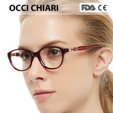 OCCI CHIARI, Ретро стиль, Винтажный дизайн, женские ацетатные очки для близорукости, оправа для глаз, прозрачные линзы, женские очки, очки, W-CARLON