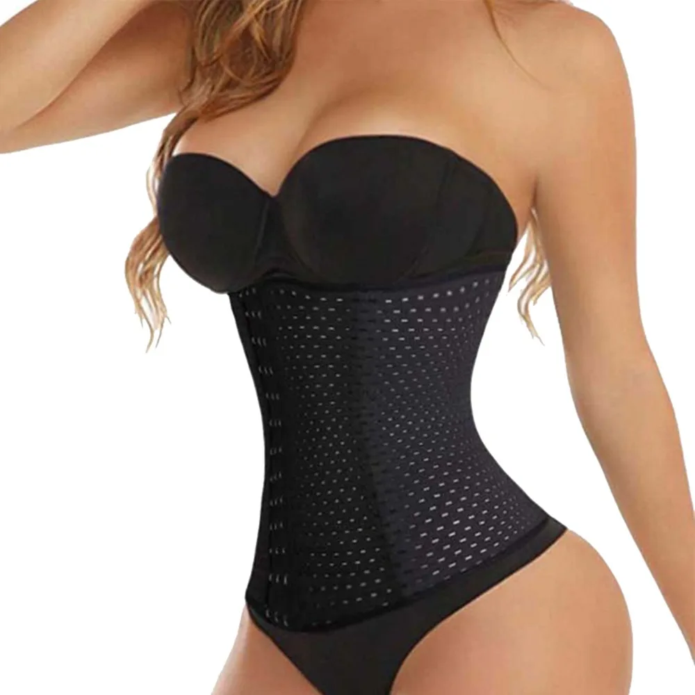 

Womens Waist Trainer Cincher Body Shaper Underwear Lingerie Tummy Slim Belt Postpartum Control Underbust Steel Boned Corset Sexy