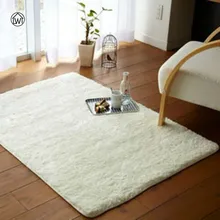 Large Size Fashion Flokati Seatmat Soft Carpet Yoga Rug Anti-skid Carpets Living Room Bedroom Soft Doormat Floor Mats Customized