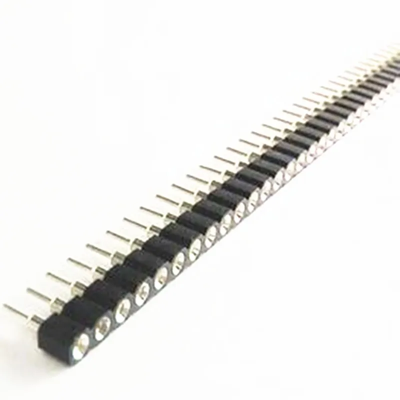 5Pcs Single Row 40Pin 254Mm Round Female Pin Header Gold Plated Machined huismerk kopen in de aanbieding 5Pcs Single Row 40Pin 254Mm Round Female Pin Header Gold Plated Machined huismerk kopen in de aanbieding