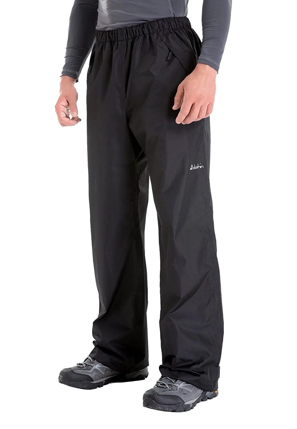 Мужские дождевые тренировочные штаны изолированные Рыбалка Гольф воды устойчивая брюки водонепроницаемый эластичный пояс CP1210M@ Baggy& US размер