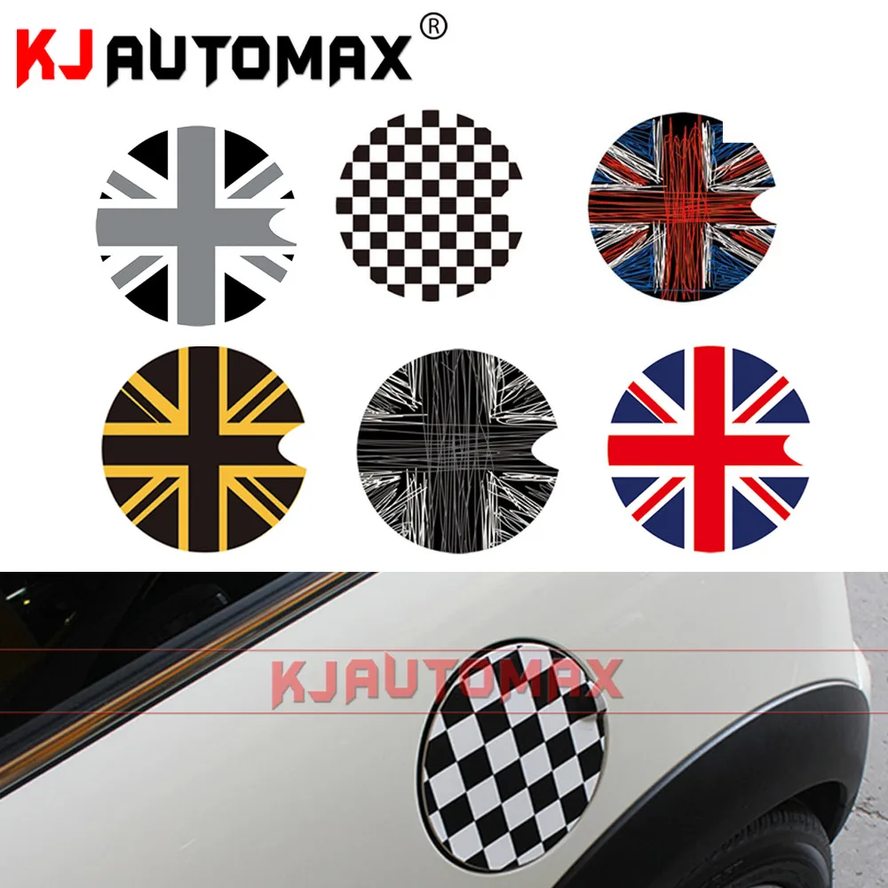 Для Мини 2D бензобака наклейка MINI Cooper S R55 R56 R57 R58 R59 R60 R61 F55 F56 крышка наклейка модифицированные украшения Аксессуары