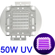 50 Вт УФ Фиолетовый светодио дный ультрафиолетовые лампы чипсы 365nm 380nm 395nm 420nm 50 Вт высокое Мощность свет DC30-36V 1.5A многокристальный светодиодный