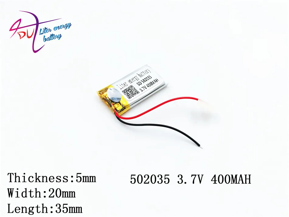 Литровый аккумулятор 3,7 v литий-полимерный 522035 502035 052035 400mah Mp3 диктофон