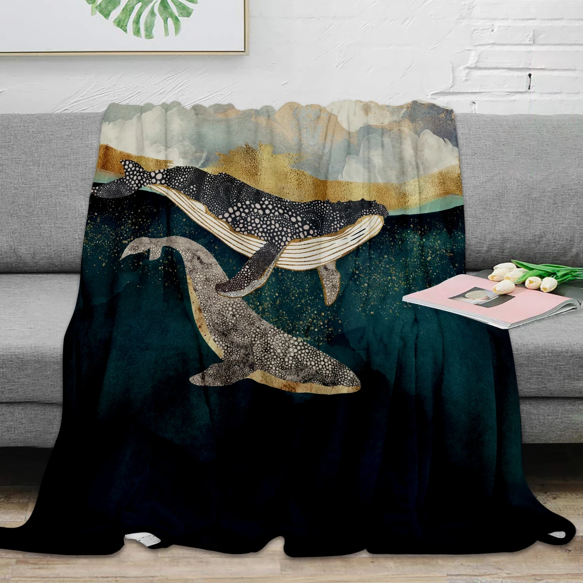 

Bond II Throw Blanket Warm Microfiber Blanket Flannel Blanket For Bedroom