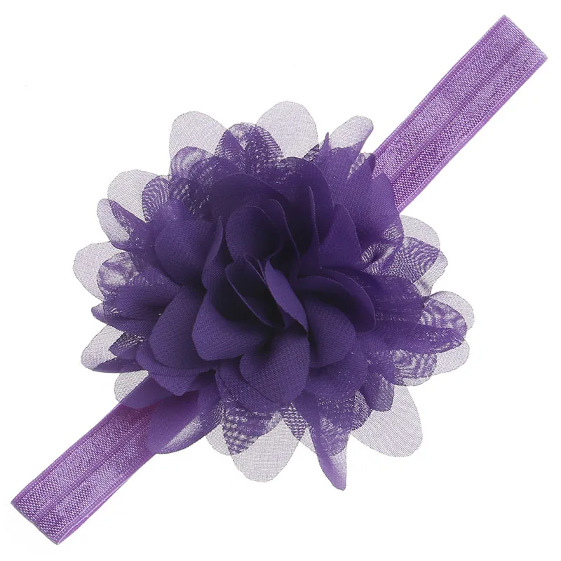 Lovely Newborn Baby Girls Chiffon Flower Headbands Toddler Headband Photography Props Infant Headband Hair Accessories crochet baby accessories Baby Accessories