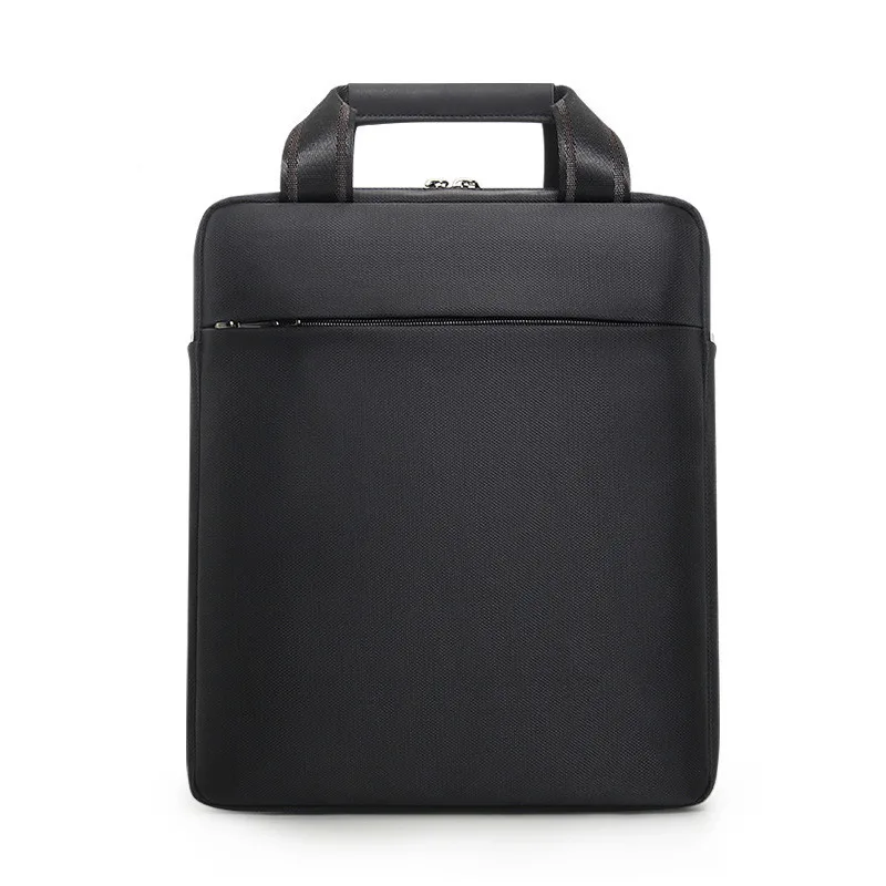 US $35.95 Men Small Briefcase Vertical Document Pack Mens Single Shoulder 12Inch Ipad Bag Male Waterproof Nylon Messenger Bag Sac Homme