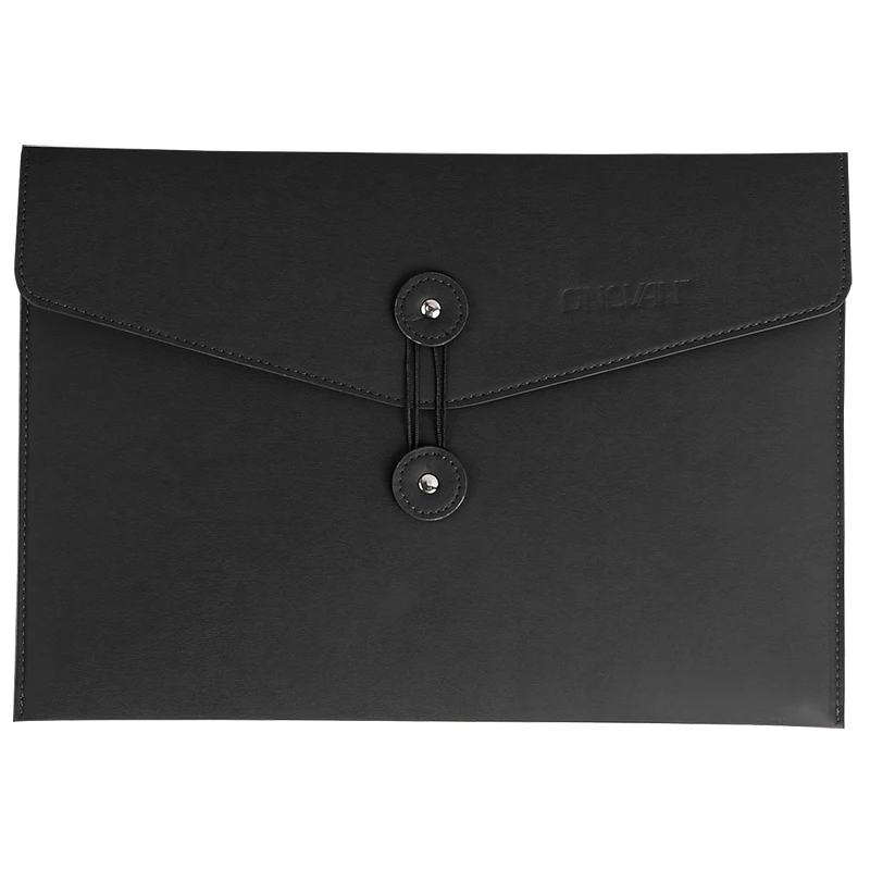 ONLVAN Business File Bags PU Leather Document Organizer Envelope Folder