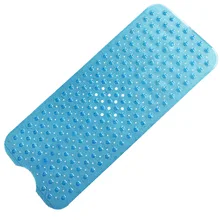 WINLIFE длинный ПВХ Противоскользящий коврик для ванной комнаты коврик с присосками коврик