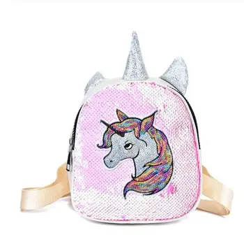 

Fashion sequins backpack girl new mini cartoon unicorn female rucksack kids schoolbag cute cartoon children backpack