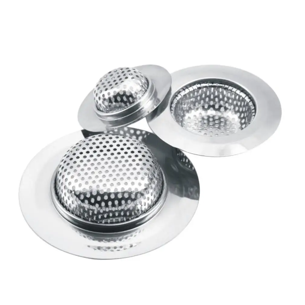 

Stainless Steel Kitchen Sink Drain Assembly Waste Strainer and Basket UBX