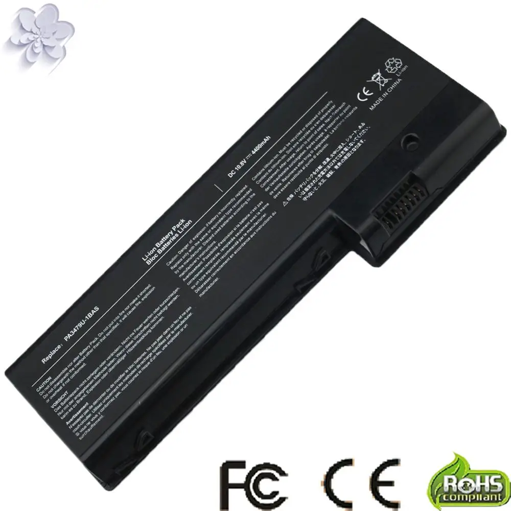 

Battery for Toshiba Satellite P100 Satego P105 Series PA3479U-1BRS PA3479U-1BAS PA3480U-1BAS PA3479 PA3479U PABAS079 PABAS078