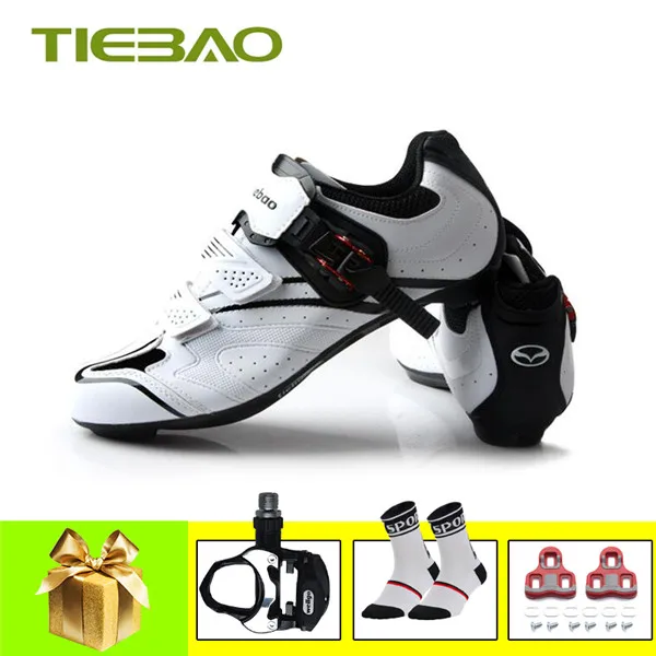 Tiebao, обувь для шоссейного велоспорта, sapatilha ciclismo,, мужские, женские, велосипедные, для езды на велосипеде, педали, самоблокирующиеся, дышащие, bicicleta, велосипедные кроссовки - Цвет: pedals for 1413 W