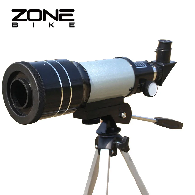 ZONEBIKE 150 HD Astronomical Telescopes With Tripod Beginners Camping Telescopio Terrestre Monocular Night Vision Binoculars zonebike 675 times space astronomical telescope outdoor monocular binoculars with tripod spotting scope 900 60m telescopio