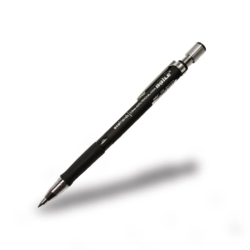 Механический карандаш, 2,0 мм, 2B, рисование, активность, карандаш с 20 шт, заправка, канцелярские принадлежности для офиса, школы