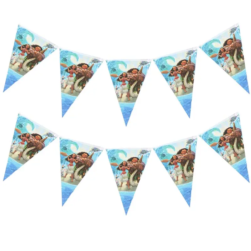 Моана тема Мультфильм партия набор воздушный шар посуда тарелка салфетки баннер день рождения коробка конфет детский душ вечерние украшения