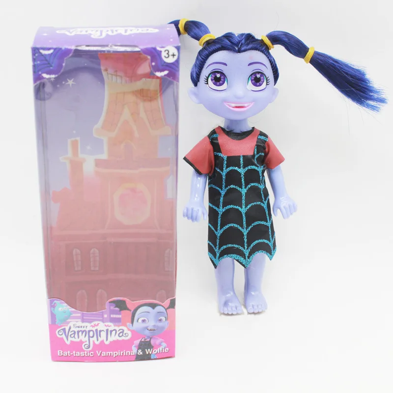 Милая кукла Vampirina pp хлопковый плюшевый Игрушки для девочек Новая настоящая Молодежная плюшевая кукла-вампир ручной кукольный детский подарок