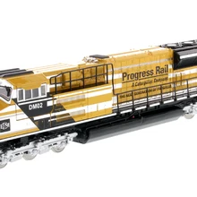 DM-85546 1: 87 прогресс рельс-гусеницы компании-EMD SD70ACe-T4 локомотив желтого и черного цветов